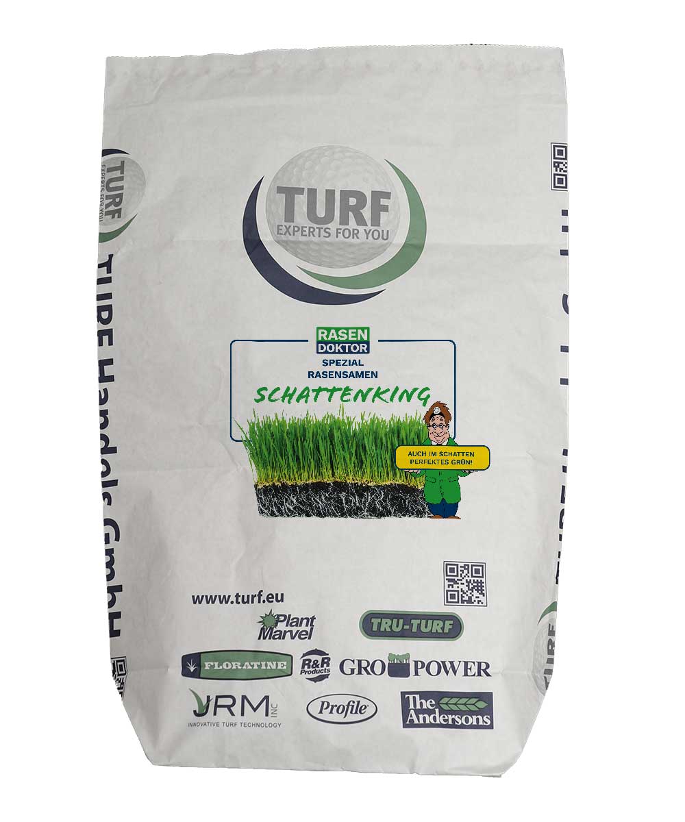 ProSementis Rasensamen Premium Schattenrasen Saatgut mit Poa Supina für schattige Rasenflächen PS-22 3kg
